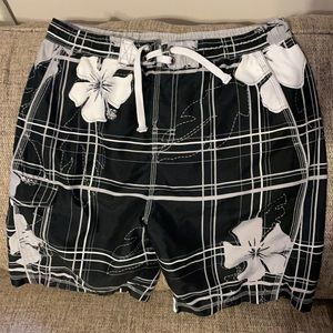 Boys 14/16 Graphite Sport swim trunks